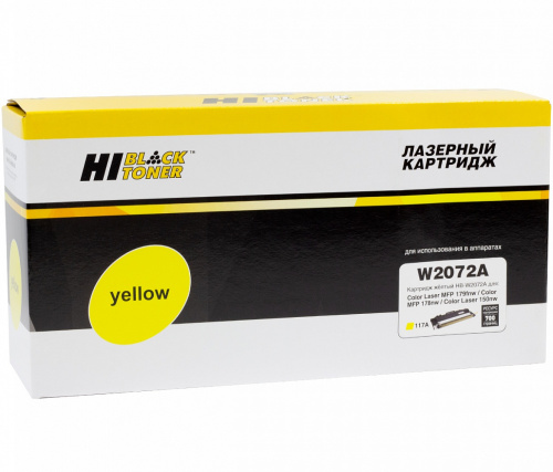 Картридж HP W2072A 117A Y Hi-Black Картридж HP W2072A 117A Y Hi-Black