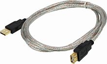 Кабель-удлиннитель USB A(m) - A(f) 1.8 м. прозрачный